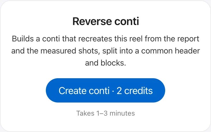 Create conti card
